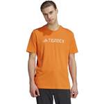 T-Shirt von Adidas, in der Farbe Orange, aus Baumwolle, andere Perspektive, Vorschaubild