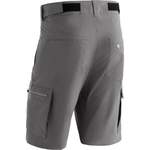 Sportshorts von maier sports, in der Farbe Grau, aus Polyester, andere Perspektive, Vorschaubild