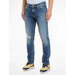 Slim Fit Jeans, in der Farbe Blau, andere Perspektive, Vorschaubild