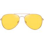 Herren-Sonnenbrille von styleBREAKER, in der Farbe Gold, aus Metall, andere Perspektive, Vorschaubild