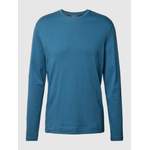 Langarm Shirt von Christian Berg Men, in der Farbe Blau, aus Baumwolle, Vorschaubild