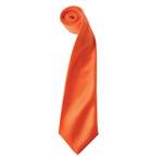 Krawatte von Premier Workwear, in der Farbe Orange, andere Perspektive, Vorschaubild