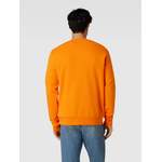 Sweatshirt von EA7 Emporio Armani, in der Farbe Orange, aus Baumwolle, andere Perspektive, Vorschaubild