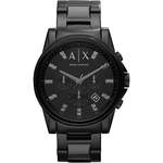 Herren-Armbanduhr von Armani Exchange, in der Farbe Schwarz, aus Edelstahl, andere Perspektive, Vorschaubild
