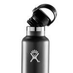 Flex Cap von Hydro Flask, in der Farbe Schwarz, aus Edelstahl, andere Perspektive, Vorschaubild