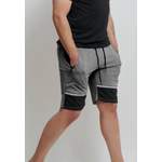 Shorts von FORBEST, in der Farbe Grau, andere Perspektive, Vorschaubild