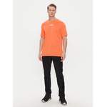 T-Shirt von Adidas, in der Farbe Orange, aus Polyester, andere Perspektive, Vorschaubild