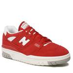 Sneakers von New Balance, in der Farbe Rot, aus Echtleder, andere Perspektive, Vorschaubild
