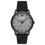 Herren-Armbanduhr von Emporio Armani, in der Farbe Schwarz, aus Gehärtetes, andere Perspektive, Vorschaubild