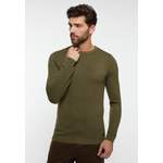 Herren-Pullover von Eterna, in der Farbe Grün, aus Wolle, Vorschaubild