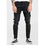 Slim Fit Jeans von 2Y Premium, in der Farbe Schwarz, andere Perspektive, Vorschaubild