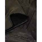 Lederhandschuhe von Emporio Armani, in der Farbe Schwarz, aus Wolle, andere Perspektive, Vorschaubild