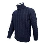 Rollkragenpullover von Cashmere Company, in der Farbe Blau, andere Perspektive, Vorschaubild