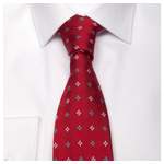 Krawatte von BGENTS, in der Farbe Rot, aus Seide, andere Perspektive, Vorschaubild