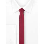 Schmale Krawatte von Ladeheid, in der Farbe Rot, aus Polyester, andere Perspektive, Vorschaubild