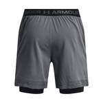 Sportshorts von Under Armour, in der Farbe Grau, aus Polyester, andere Perspektive, Vorschaubild