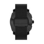Smartwatch von Fossil, in der Farbe Schwarz, aus Edelstahl, andere Perspektive, Vorschaubild