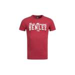 T-Shirt von Benlee Rocky Marciano, in der Farbe Rot, aus Baumwolle, andere Perspektive, Vorschaubild