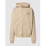 Sweatjacke von Pegador, in der Farbe Beige, aus Polyester, Vorschaubild