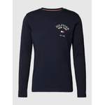 Langarm Shirt von Tommy Hilfiger, in der Farbe Blau, aus Baumwolle, Vorschaubild