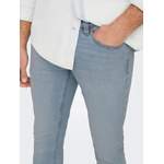 Slim Fit Jeans von Only & Sons, in der Farbe Blau, andere Perspektive, Vorschaubild