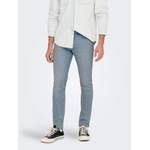 Slim Fit Jeans von Only & Sons, in der Farbe Blau, andere Perspektive, Vorschaubild