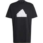 Funktionsshirt von Adidas, in der Farbe Schwarz, aus Baumwolle, Vorschaubild