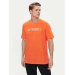 T-Shirt von Adidas, in der Farbe Orange, aus Baumwolle, Vorschaubild