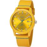 Herren-Armbanduhr von Regent, in der Farbe Gelb, aus Nylon, Vorschaubild