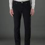 Herren-Jeans von Moorer, in der Farbe Schwarz, andere Perspektive, Vorschaubild