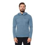 Herren-Sportjacke von Jack Wolfskin, in der Farbe Blau, aus Fleece, Vorschaubild