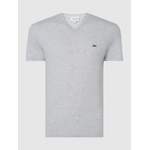 T-Shirt von Lacoste, in der Farbe Silber, aus Baumwolle, Vorschaubild