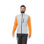 Funktionsweste von Jack Wolfskin, in der Farbe Grau, aus Polyester, andere Perspektive, Vorschaubild