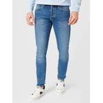 Slim Fit Jeans von jack & jones, in der Farbe Blau, aus Denim, andere Perspektive, Vorschaubild