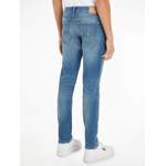 Slim Fit Jeans, in der Farbe Blau, aus Polyester, andere Perspektive, Vorschaubild