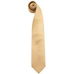 Krawatte von Premier Workwear, in der Farbe Gold, andere Perspektive, Vorschaubild