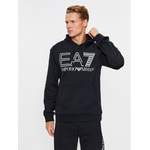 Sweatshirt von EA7 Emporio Armani, in der Farbe Schwarz, aus Baumwolle, Vorschaubild