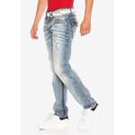 Straight Leg Jeans von Cipo & Baxx, in der Farbe Blau, aus Baumwolle, andere Perspektive, Vorschaubild