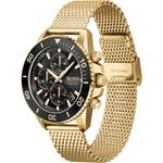 Herren-Armbanduhr von BOSS WATCHES, in der Farbe Gold, aus Edelstahl, andere Perspektive, Vorschaubild