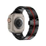Smartwatch-Armband von Wigento, in der Farbe Schwarz, andere Perspektive, Vorschaubild