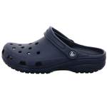 Slipper von Crocs, in der Farbe Blau, aus Gummi, andere Perspektive, Vorschaubild