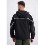 Windbreaker von alpha industries, in der Farbe Schwarz, aus Nylon, andere Perspektive, Vorschaubild