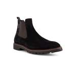 Chelsea-Boot von Floris van Bommel, in der Farbe Schwarz, aus Velours, andere Perspektive, Vorschaubild