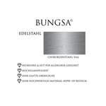 Herren-Armband von BUNGSA, aus Edelstahl, andere Perspektive, Vorschaubild