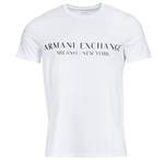 T-Shirt von Armani Exchange, in der Farbe Weiss, aus Baumwolle, Vorschaubild