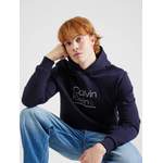 Sweatshirt von Calvin Klein, in der Farbe Blau, aus Baumwolle, andere Perspektive, Vorschaubild