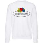 Sweatshirt von Fruit Of The Loom, in der Farbe Weiss, andere Perspektive, Vorschaubild