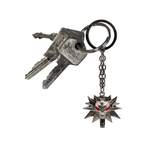 Schlüsselanhänger von The Witcher, in der Farbe Grau, aus Metall, andere Perspektive, Vorschaubild