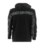 Sweatshirt von EA7 Emporio Armani, in der Farbe Schwarz, aus Polyester, andere Perspektive, Vorschaubild