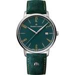 Schweizer Uhr von Maurice Lacroix, in der Farbe Grün, aus Edelstahl, Vorschaubild